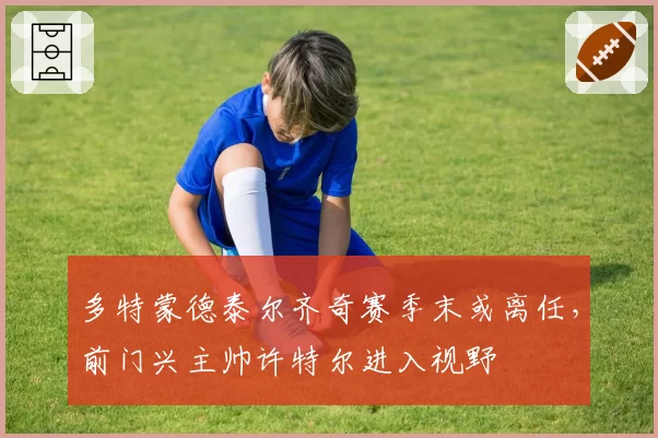 多特蒙德泰尔齐奇赛季末或离任，前门兴主帅许特尔进入视野