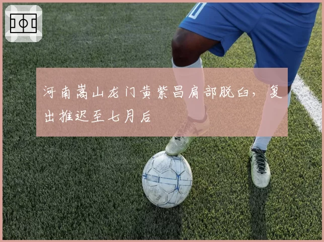河南嵩山龙门黄紫昌肩部脱臼，复出推迟至七月后