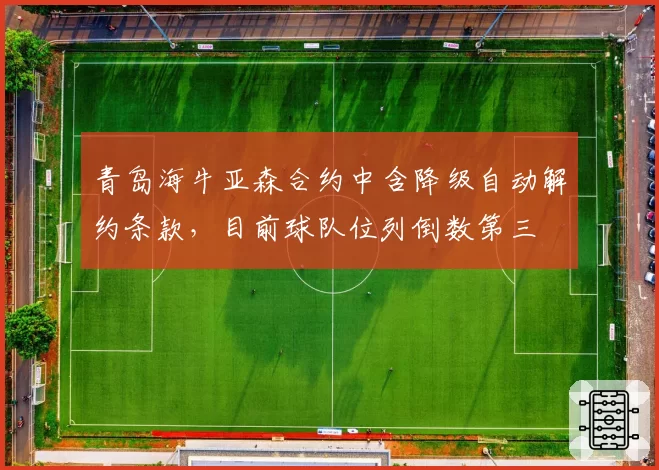 青岛海牛亚森合约中含降级自动解约条款,目前球队位列倒数第三
